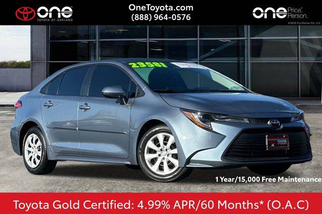 2025 Toyota Corolla LE — Sedan — 27,282 mi — Oakland, CA