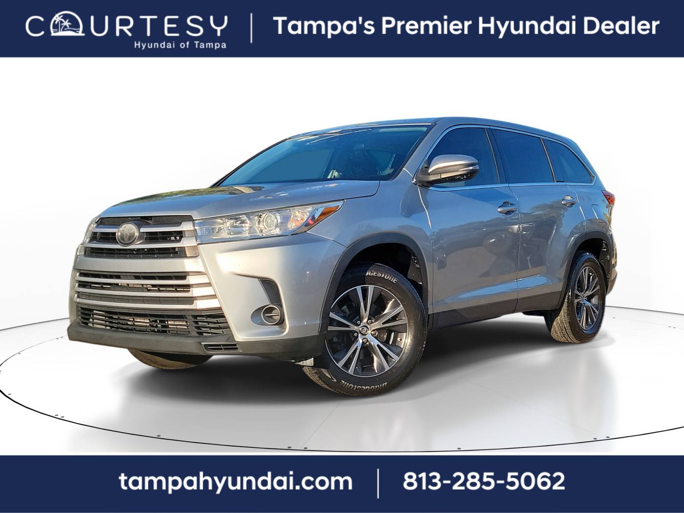 2019 Toyota Highlander LE V6 — SUV — 125,691 mi — Tampa, FL