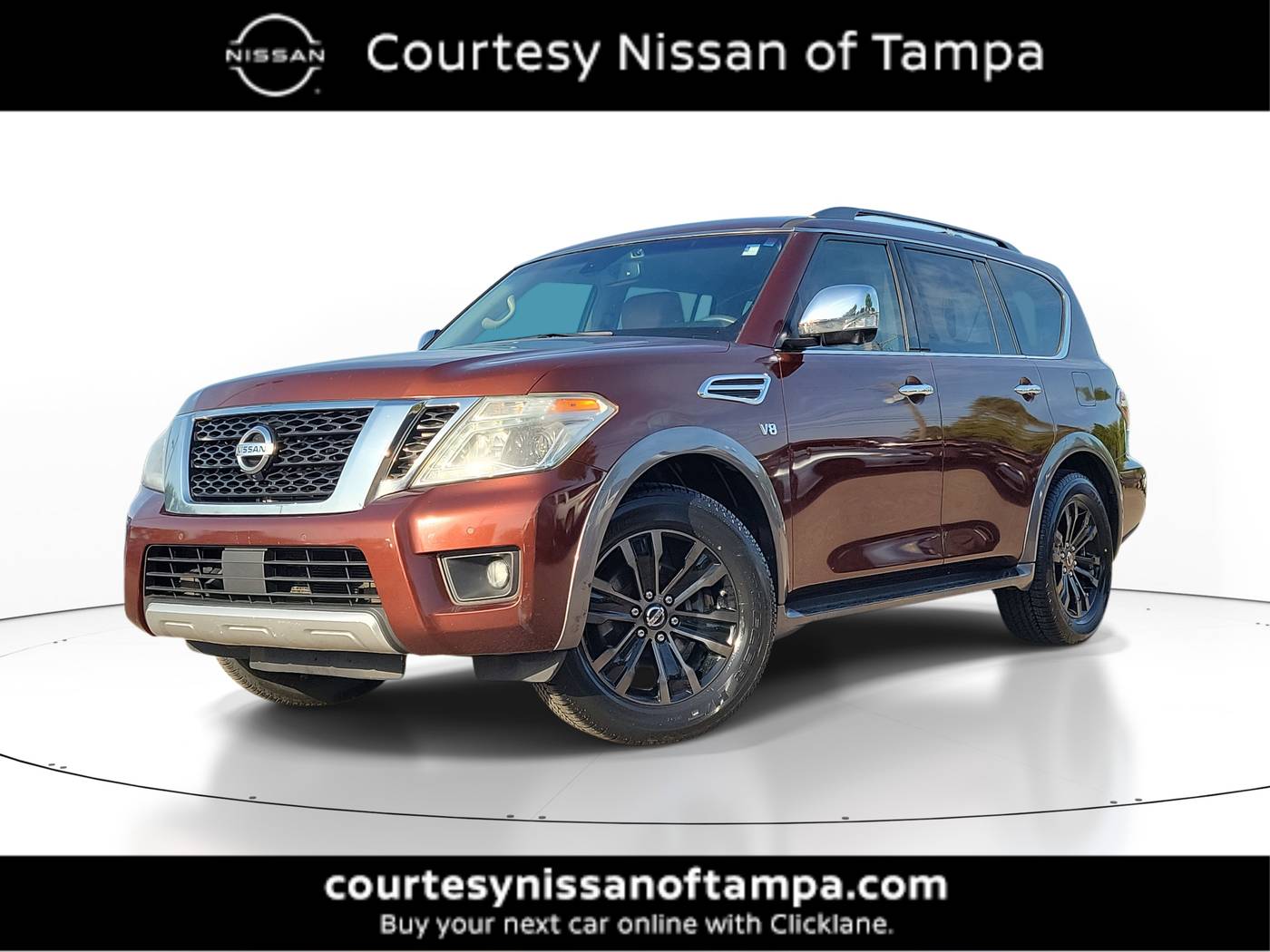 2017 Nissan Armada Platinum — SUV — 123,539 mi — Tampa, FL