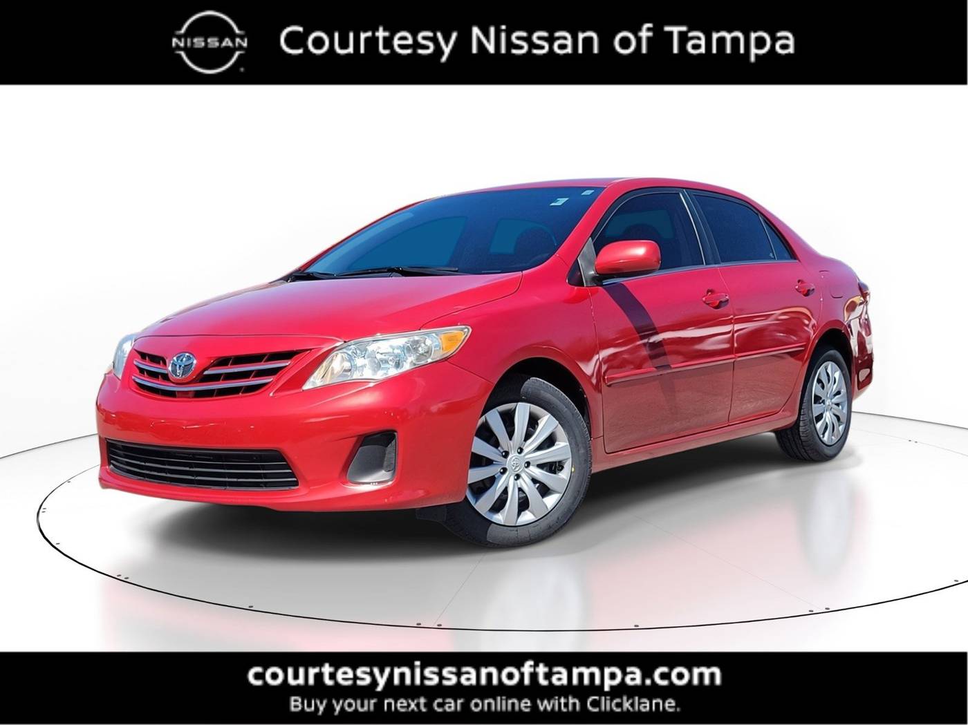 2013 Toyota Corolla LE — Sedan — 105,505 mi — Tampa, FL