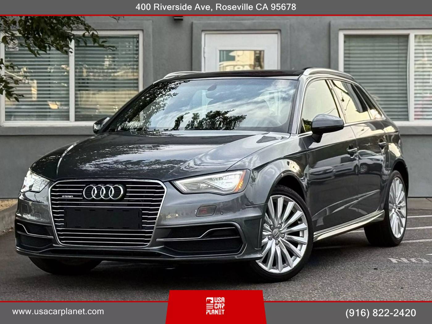 2016 Audi A3 e-tron Premium Plus — Hatchback — 82,966 mi — Roseville, CA