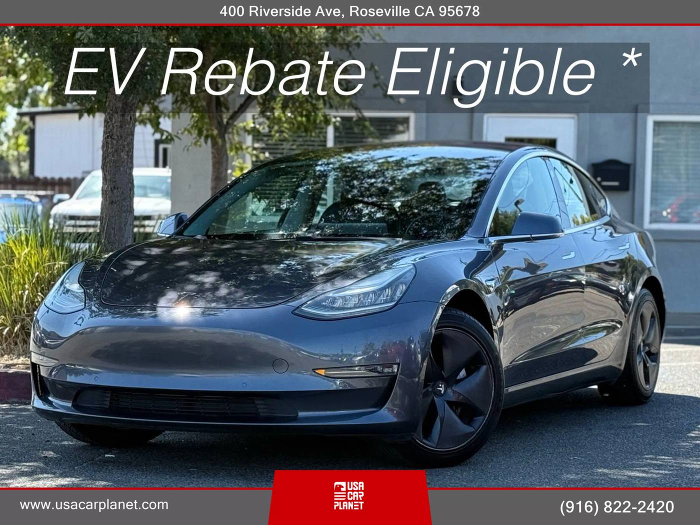 2018 Tesla Model 3 Long Range — Sedan — 74,002 mi — Roseville, CA