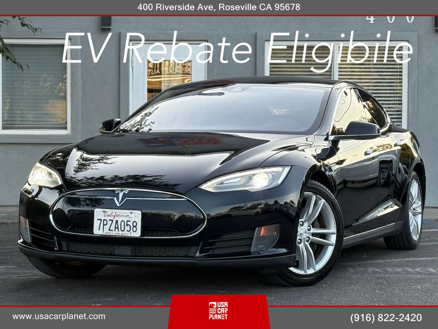 2015 Tesla Model S 70 — Hatchback — 114,798 mi — Roseville, CA