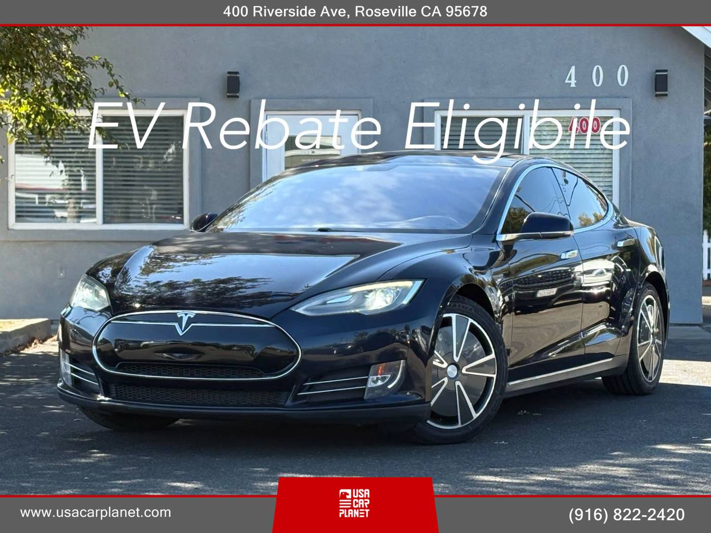 2013 Tesla Model S P85 — Hatchback — 123,678 mi — Roseville, CA