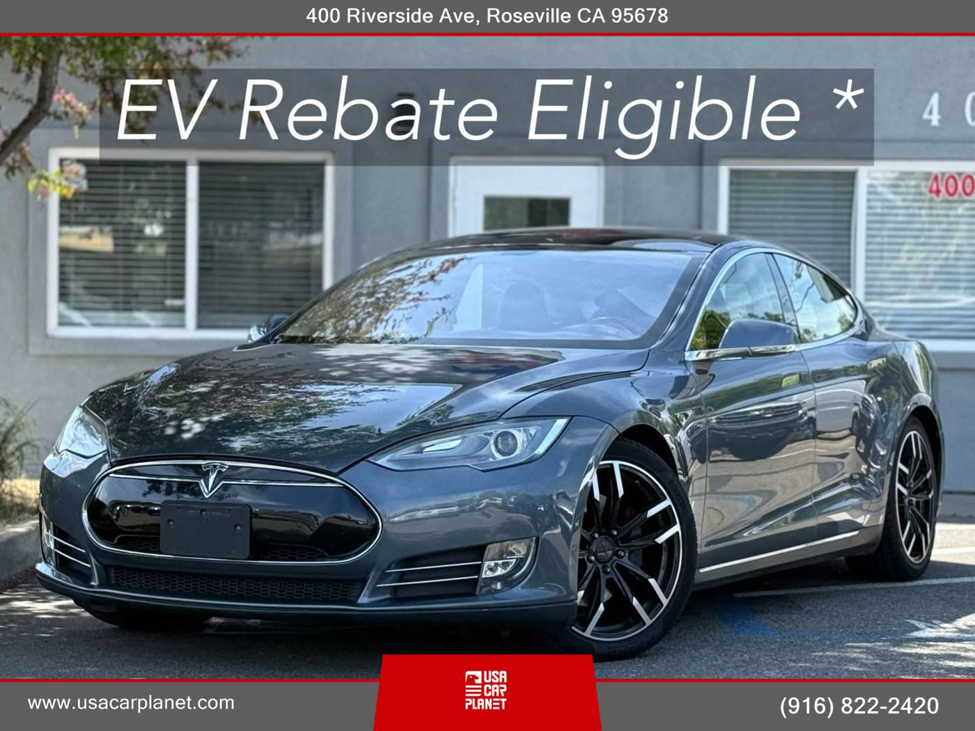 2013 Tesla Model S P85 — Hatchback — 111,292 mi — Roseville, CA