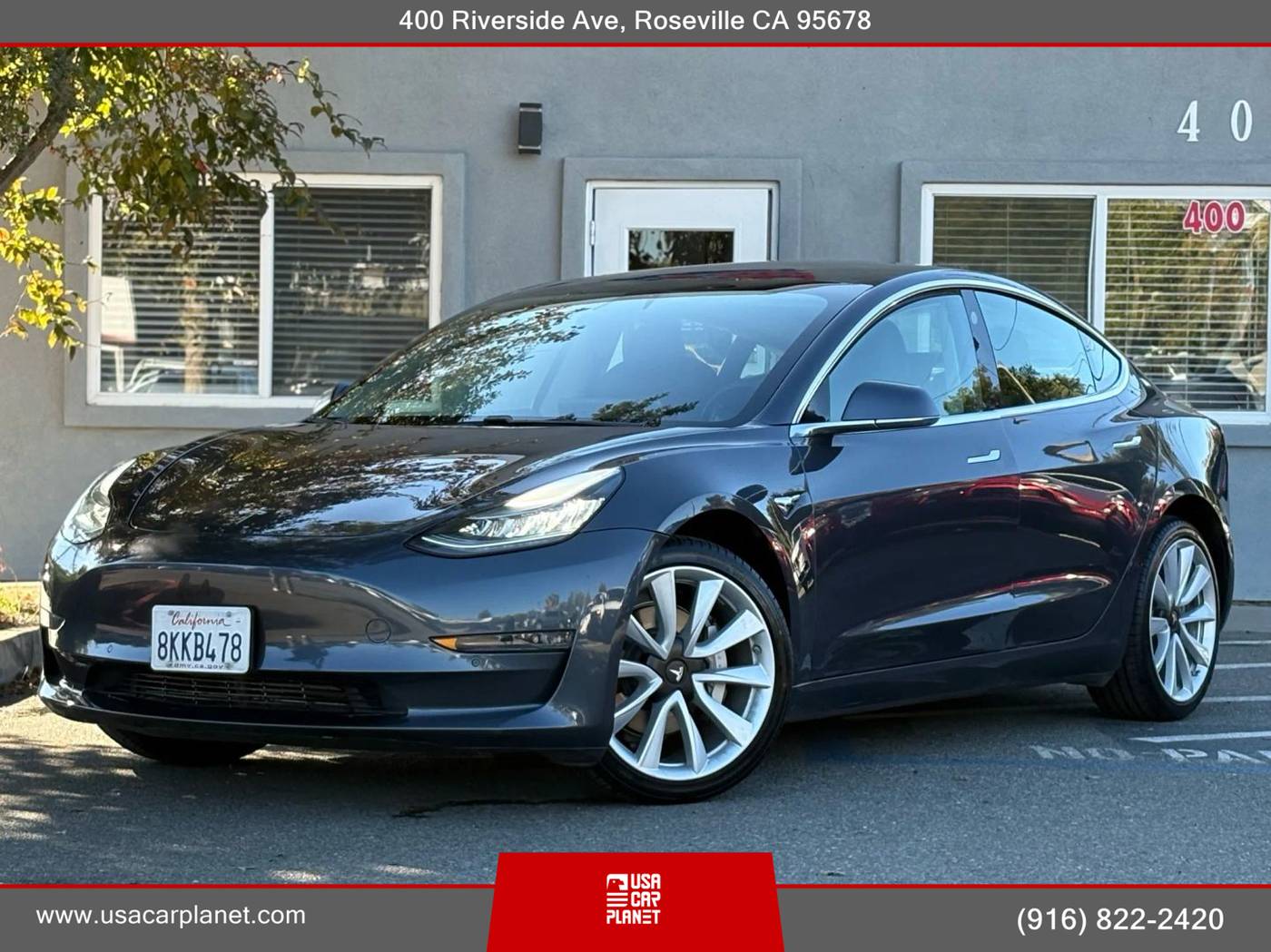 2019 Tesla Model 3 Mid Range — Sedan — 59,795 mi — Roseville, CA