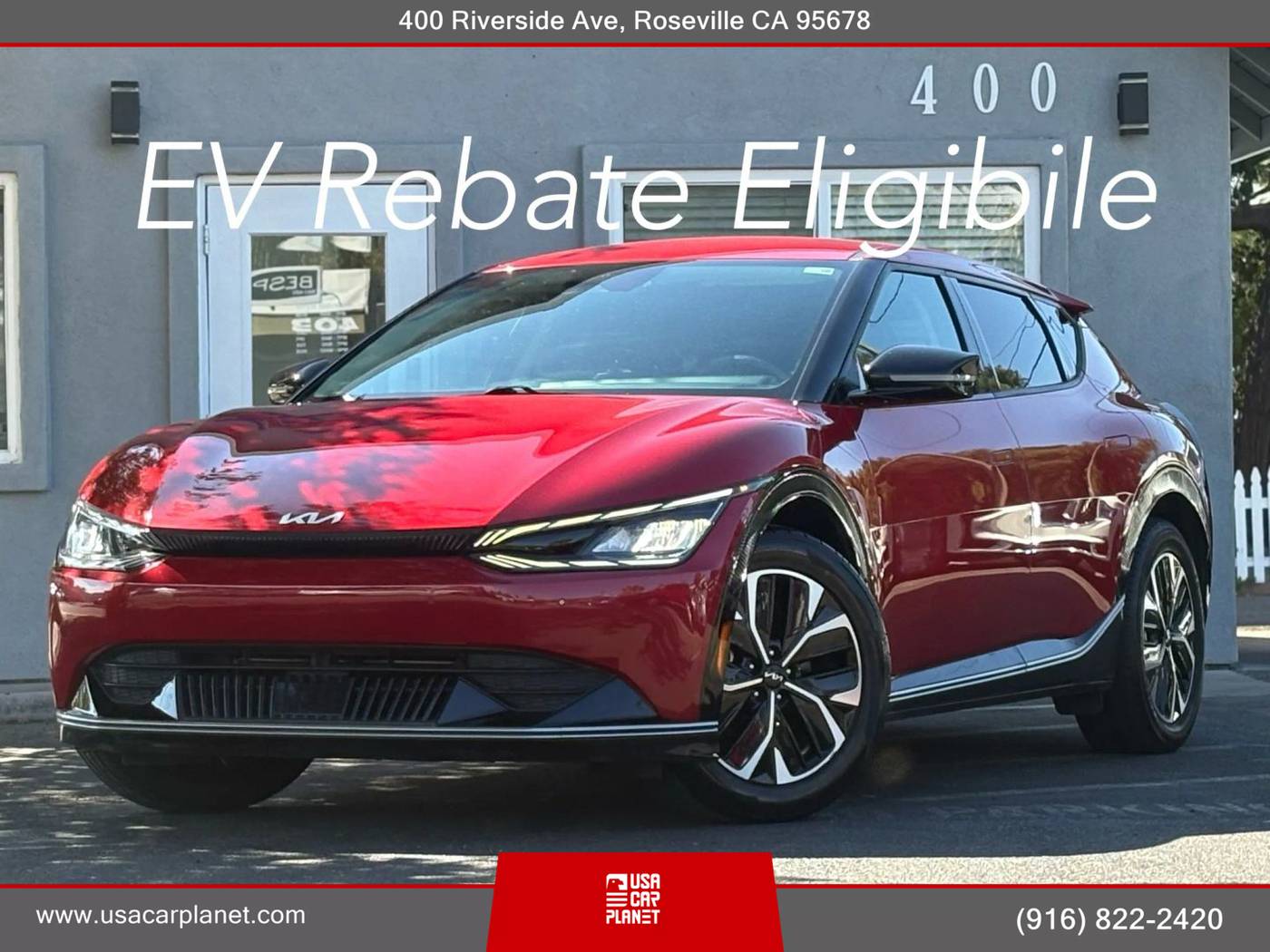 2022 Kia EV6 Wind — SUV — 106,246 mi — Roseville, CA