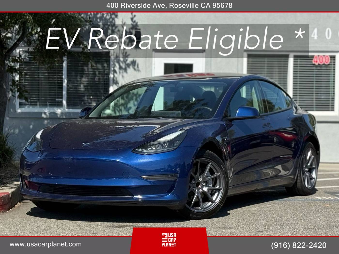2023 Tesla Model 3 Model 3 — Sedan — 98,783 mi — Roseville, CA