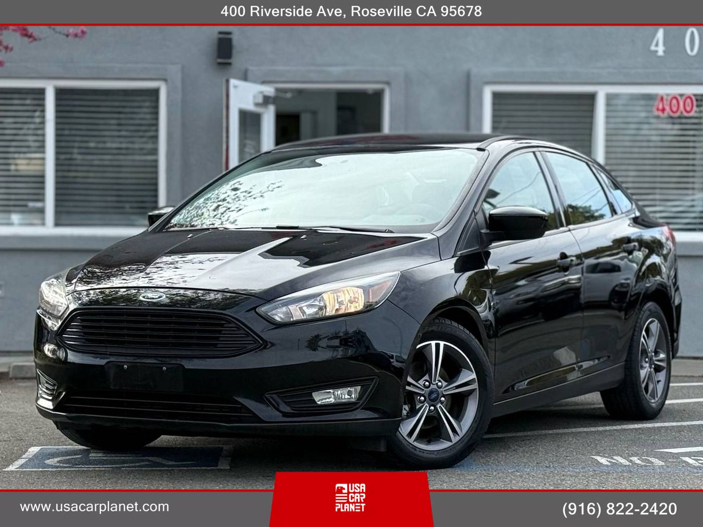 2018 Ford Focus SE — Sedan — 70,994 mi — Roseville, CA