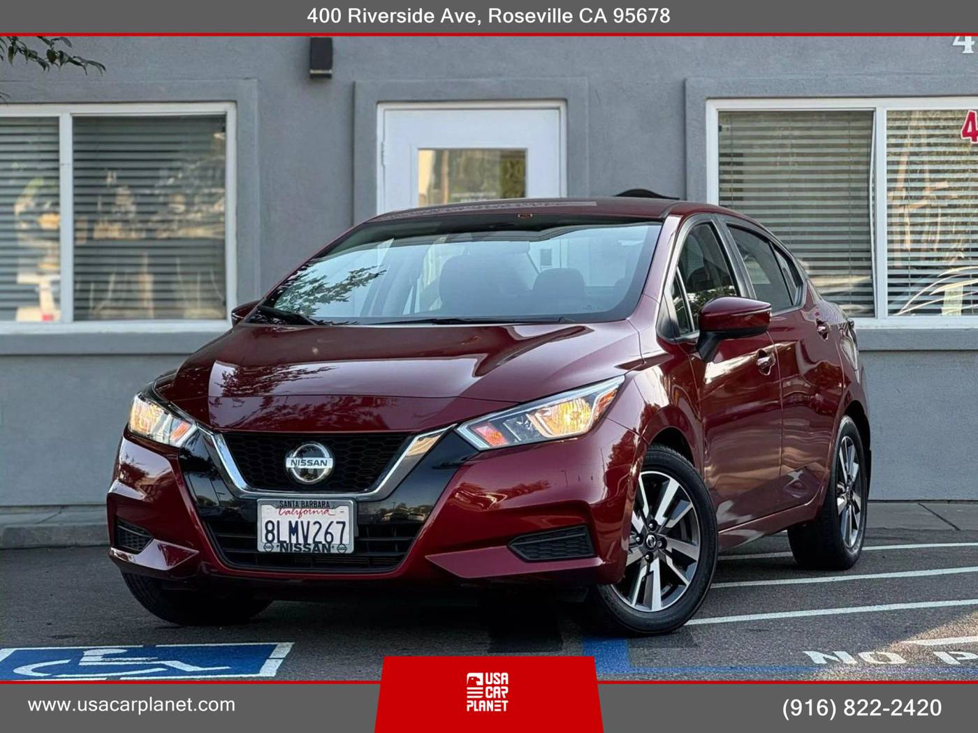 2020 Nissan Versa SV — Sedan — 63,343 mi — Roseville, CA