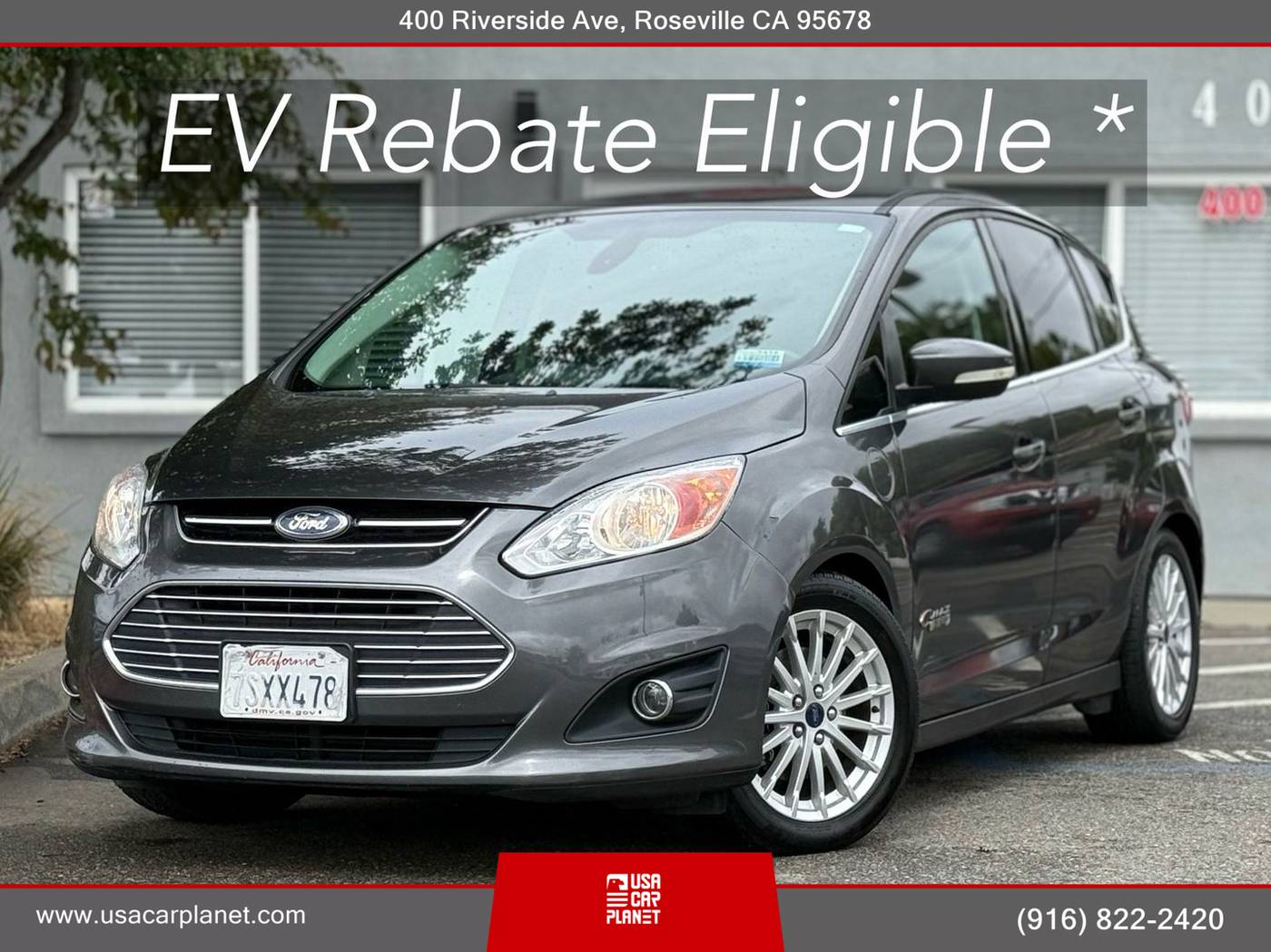 2016 Ford C-Max Energi SEL — Hatchback — 130,499 mi — Roseville, CA