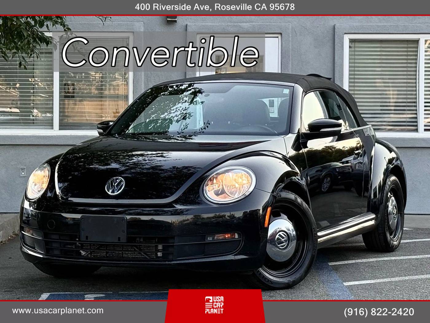 2013 Volkswagen Beetle 2.5 — Convertible — 96,021 mi — Roseville, CA