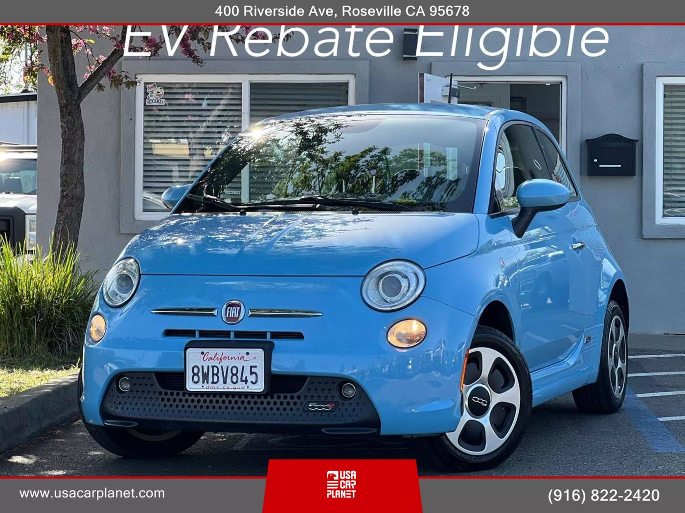 2015 FIAT 500e Base — Hatchback — 41,234 mi — Roseville, CA