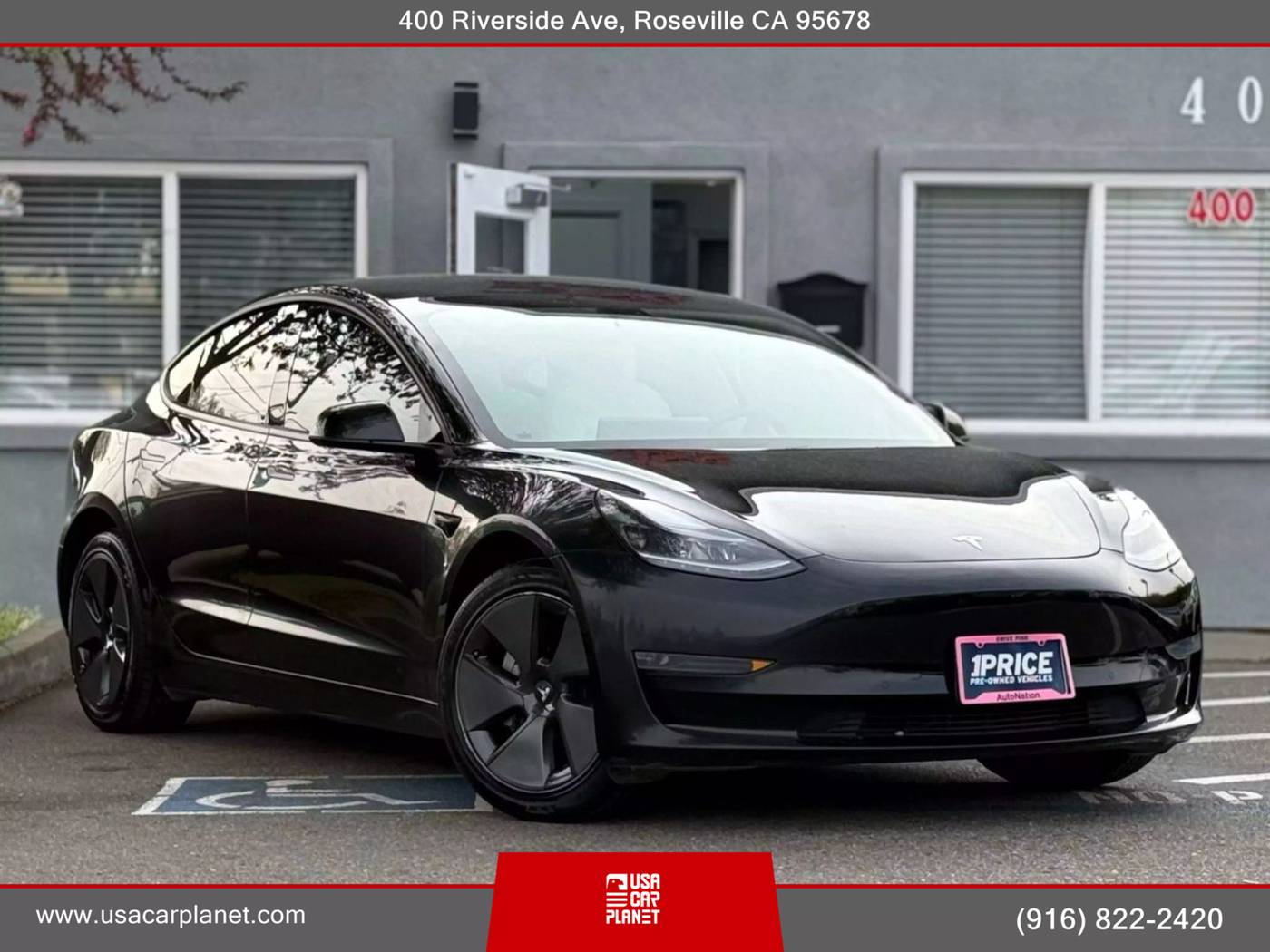 2021 Tesla Model 3 Standard Range Plus — Sedan — 130,500 mi — Roseville, CA