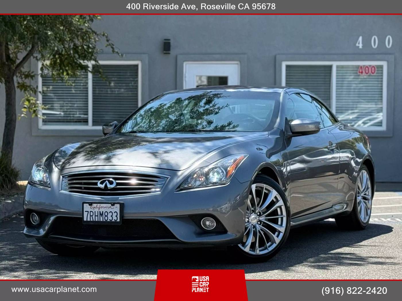 2012 INFINITI G G37 — Convertible — 100,587 mi — Roseville, CA