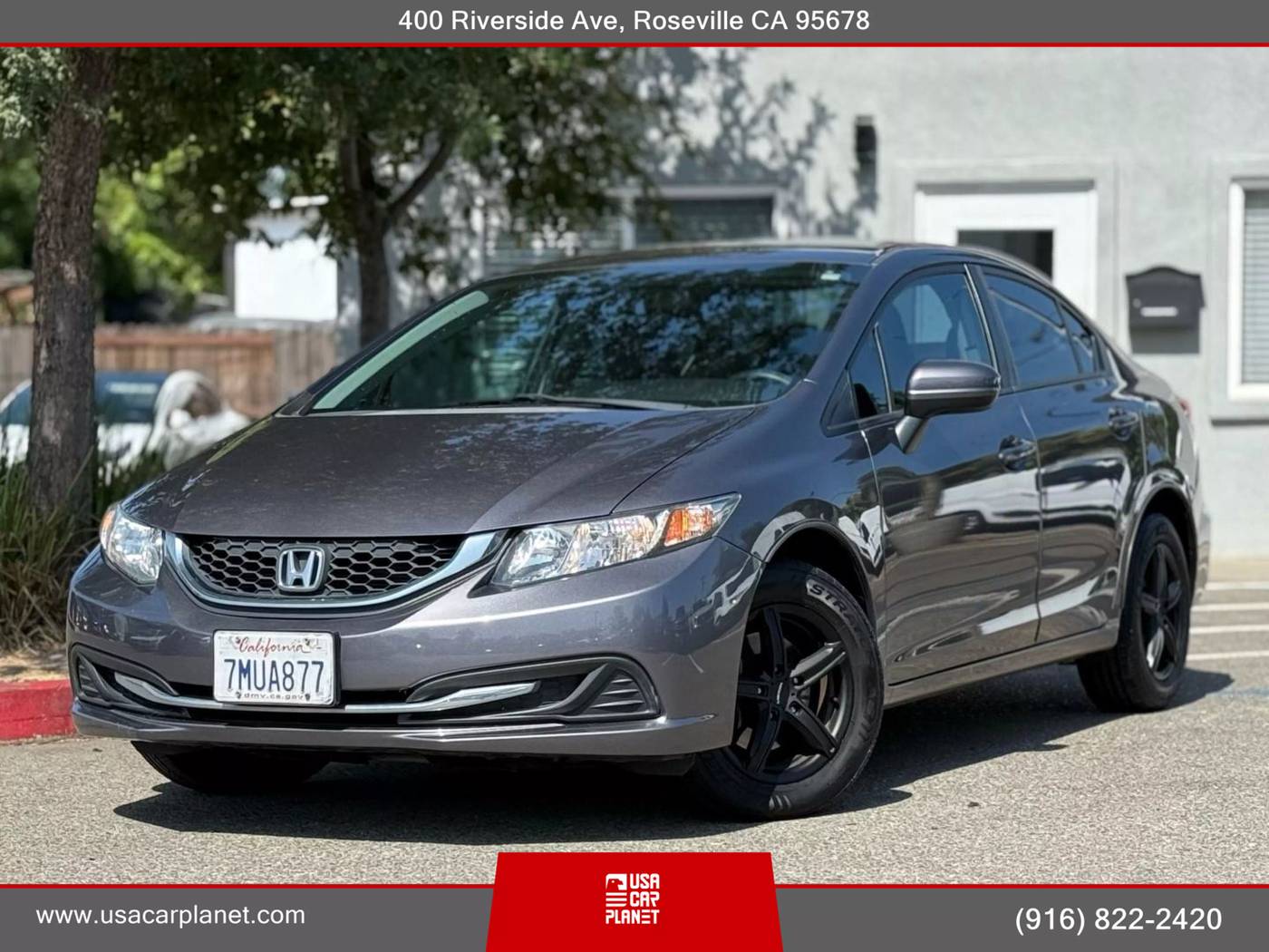 2015 Honda Civic LX — Sedan — 60,007 mi — Roseville, CA