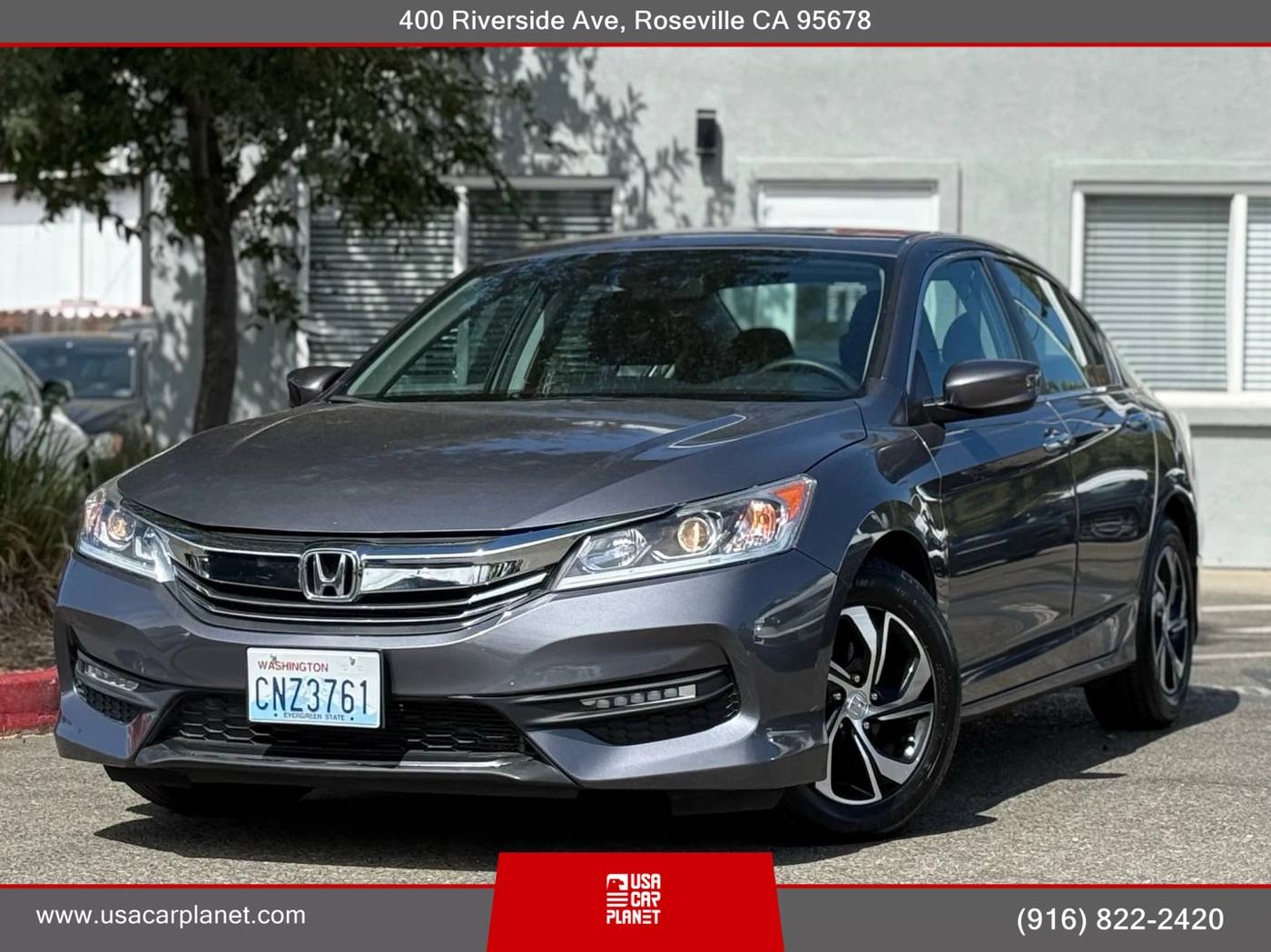 2016 Honda Accord LX — Sedan — 62,064 mi — Roseville, CA