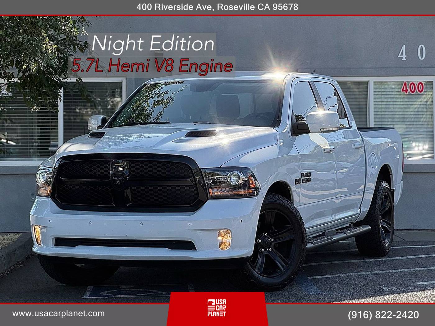 2017 Ram 1500 Night — Pickup Truck — 58,068 mi — Roseville, CA