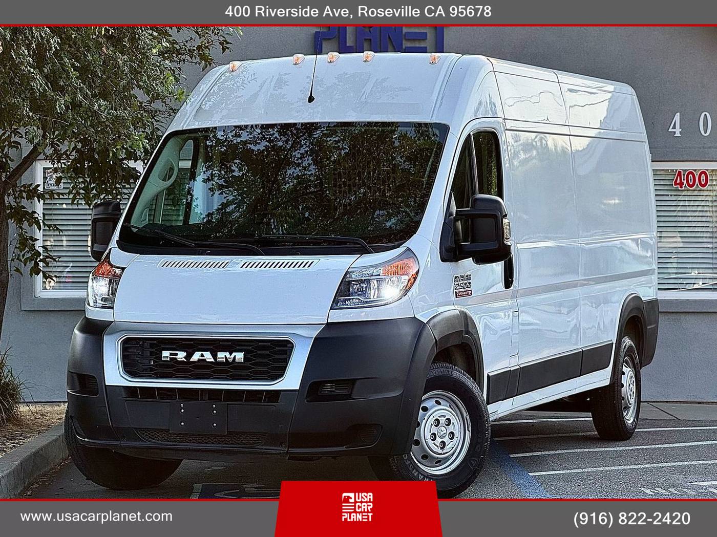 2021 Ram ProMaster Cargo Van 2500 — Cargo Van — 54,881 mi — Roseville, CA