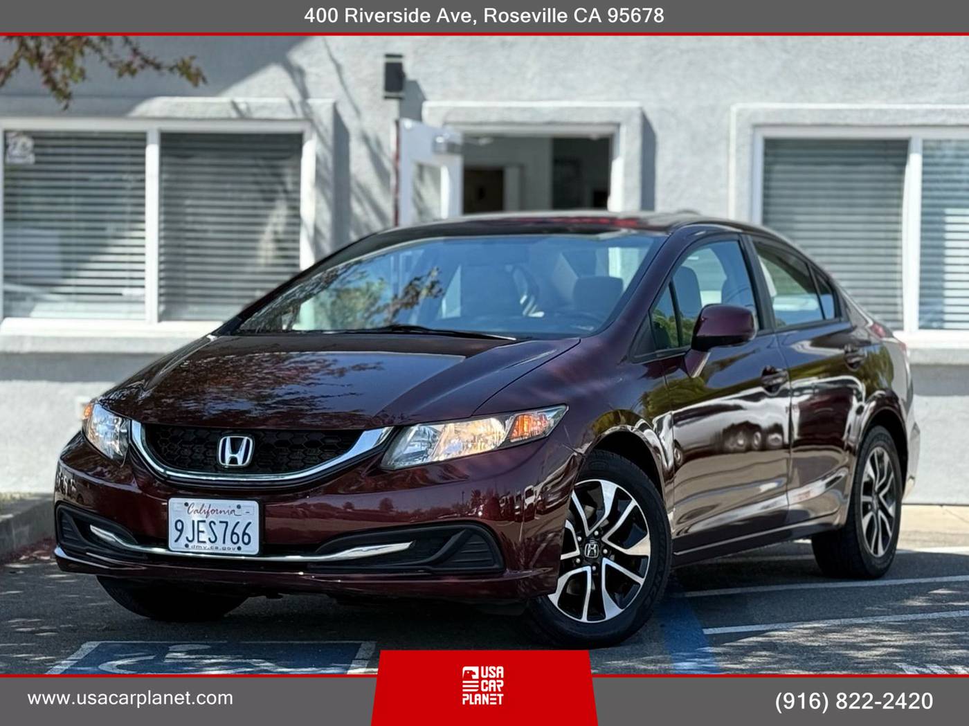 2013 Honda Civic EX — Sedan — 94,613 mi — Roseville, CA