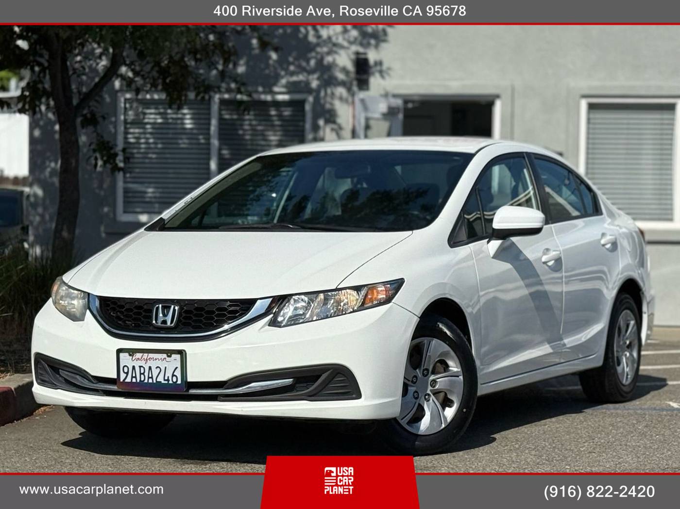 2015 Honda Civic LX — Sedan — 100,765 mi — Roseville, CA