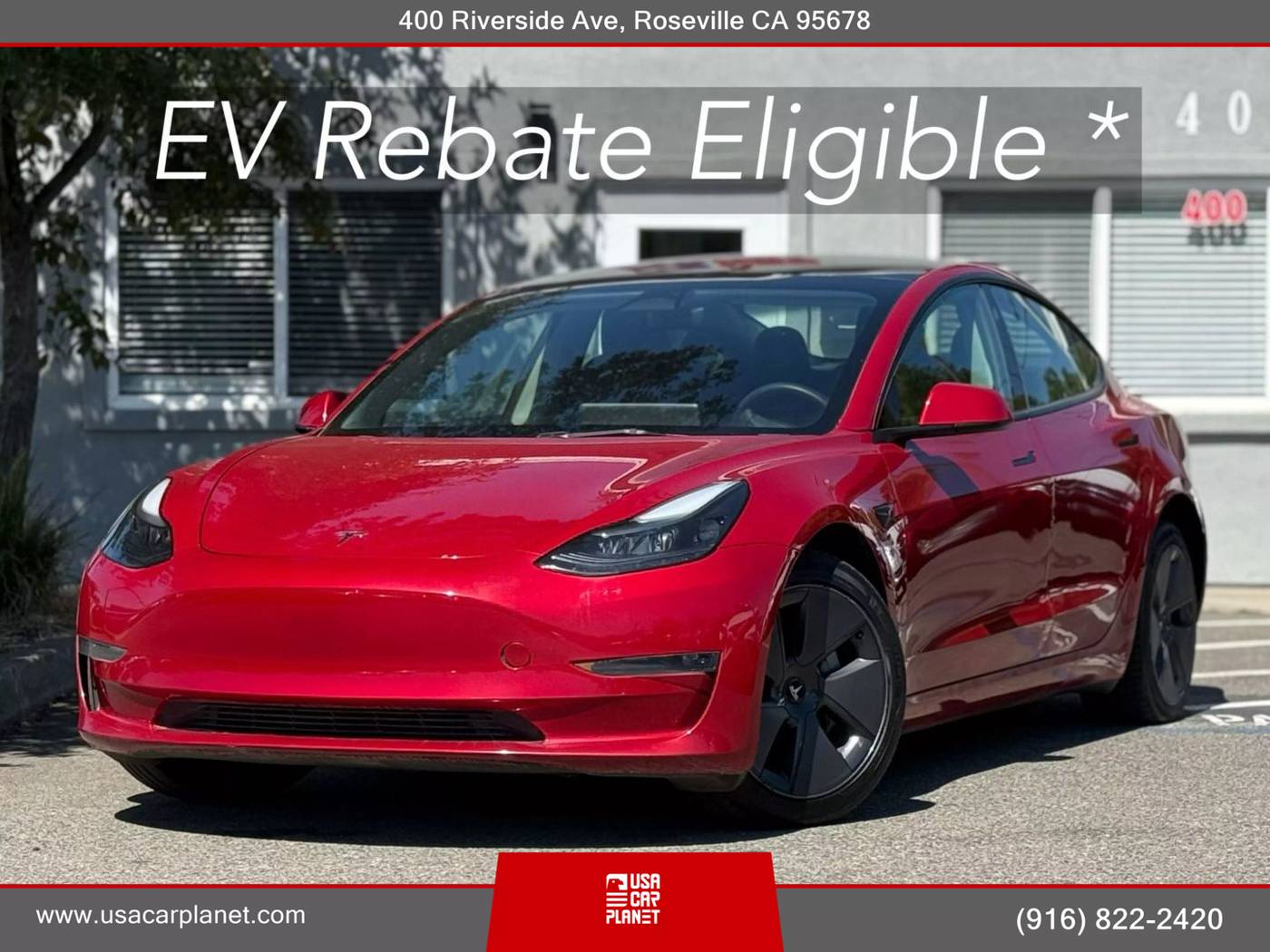 2023 Tesla Model 3 Model 3 — Sedan — 41,549 mi — Roseville, CA