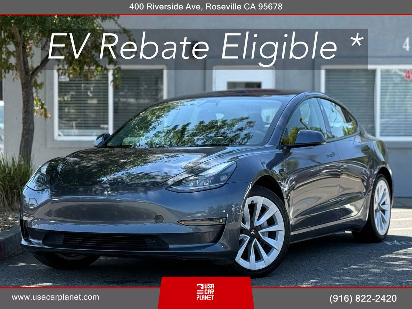 2021 Tesla Model 3 Standard Range Plus — Sedan — 22,081 mi — Roseville, CA