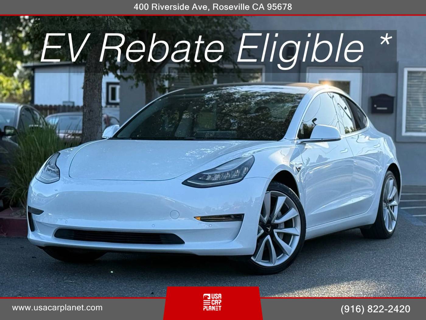 2020 Tesla Model 3 Standard Range — Sedan — 110,564 mi — Roseville, CA