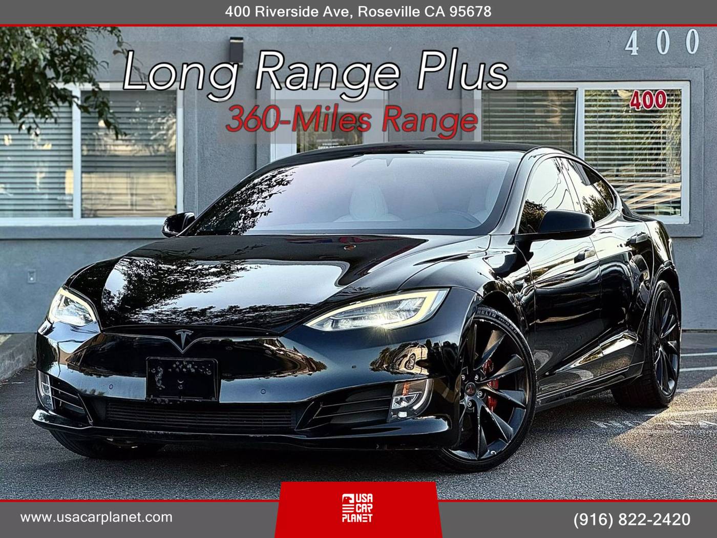 2021 Tesla Model S Long Range Plus — Hatchback — 79,989 mi — Roseville, CA