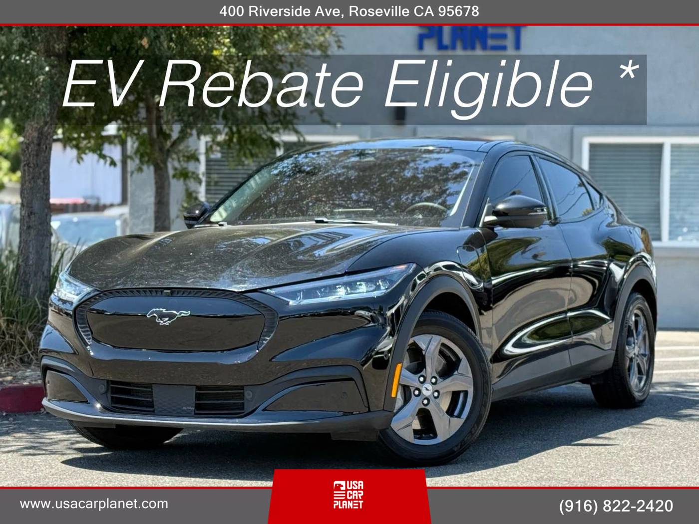 2023 Ford Mustang Mach-E Select — SUV — 61,484 mi — Roseville, CA