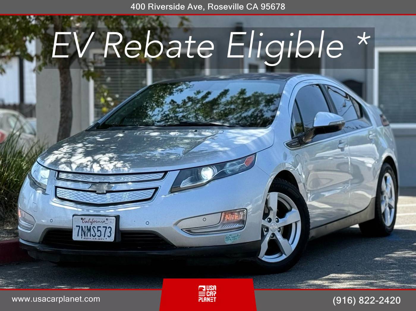 2012 Chevrolet Volt Base — Sedan — 167,039 mi — Roseville, CA