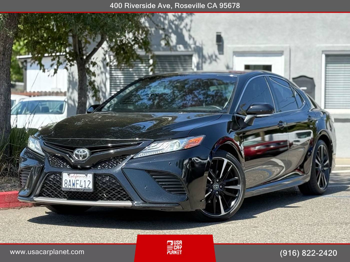 2018 Toyota Camry XLE V6 — Sedan — 107,732 mi — Roseville, CA