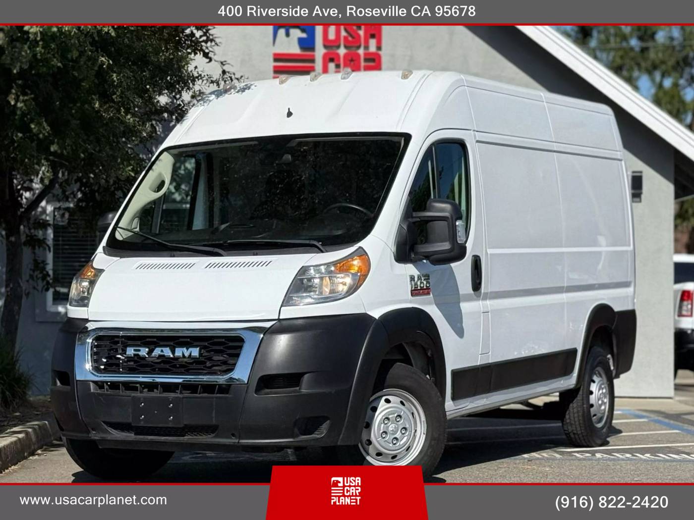 2021 Ram ProMaster Cargo Van 1500 — Cargo Van — 58,408 mi — Roseville, CA