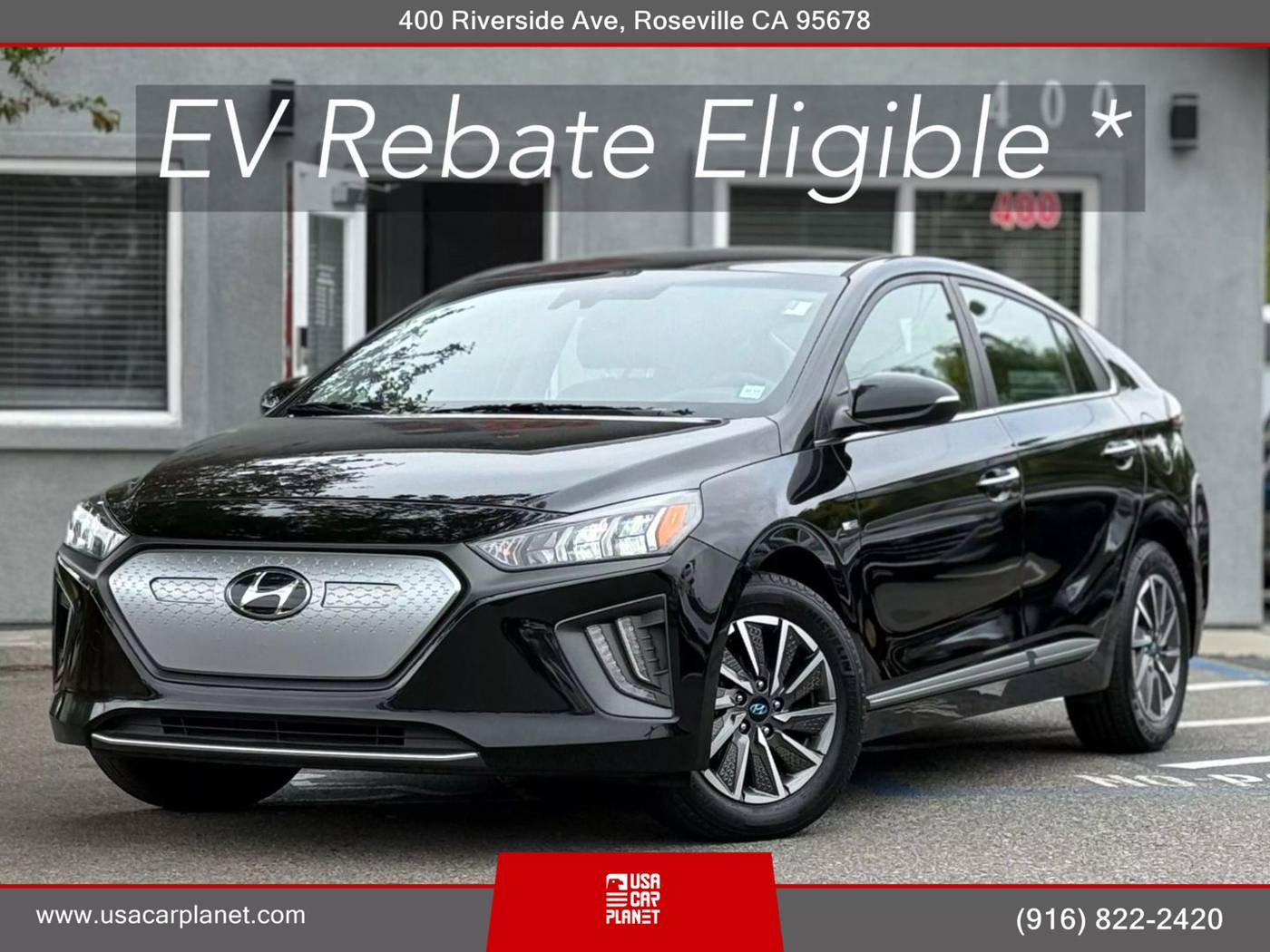 2020 Hyundai Ioniq Electric Limited — Hatchback — 57,457 mi — Roseville, CA