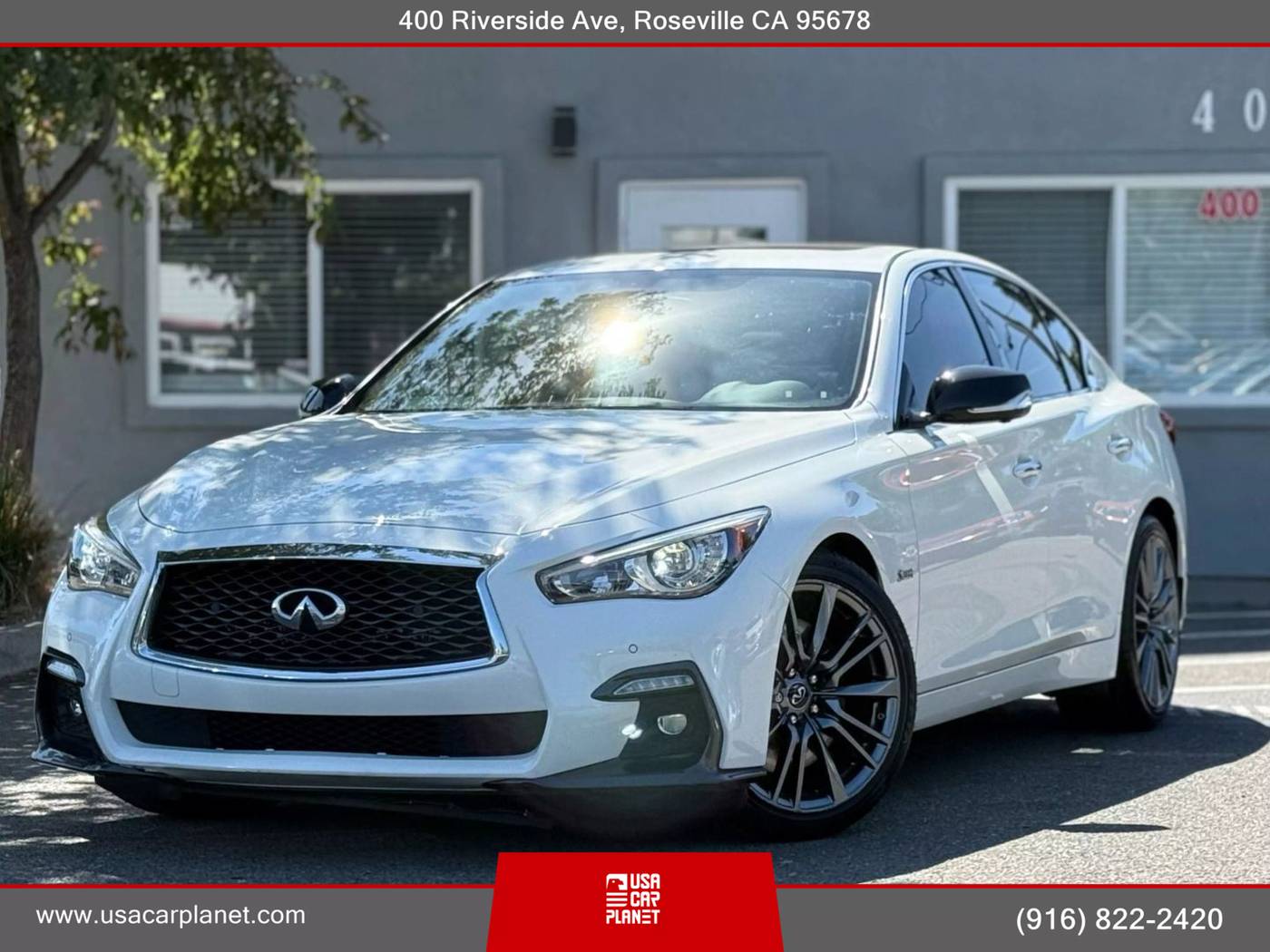2018 INFINITI Q50 RED SPORT 400 — Sedan — 52,480 mi — Roseville, CA