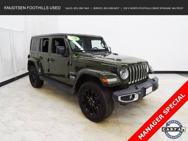 2021 Jeep Wrangler Sahara 4xe — SUV — 27,349 mi — Spokane, WA
