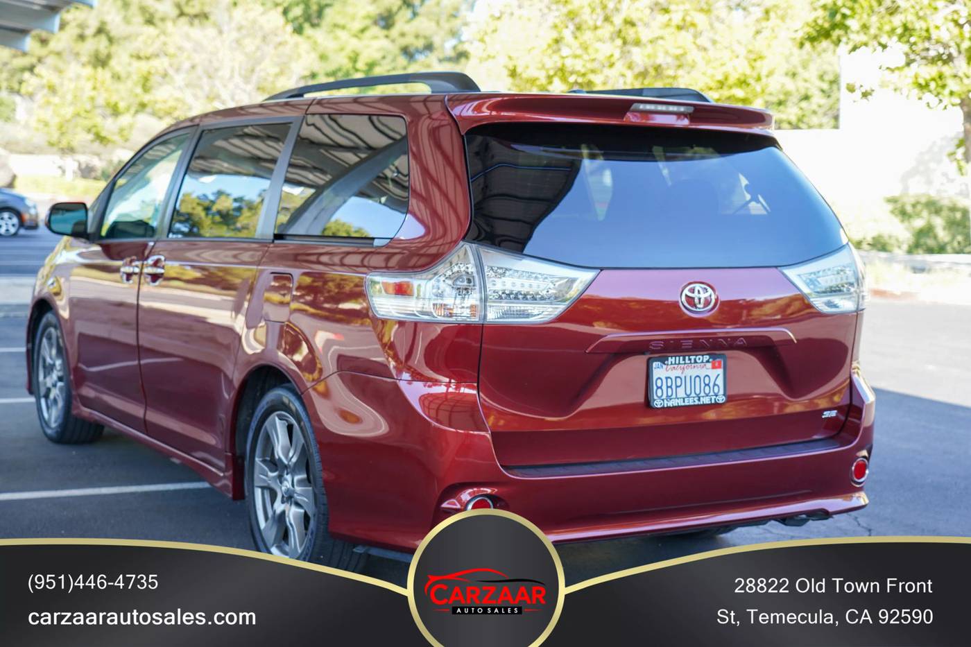2017 Toyota Sienna SE — Minivan — 79,783 mi — Temecula, CA