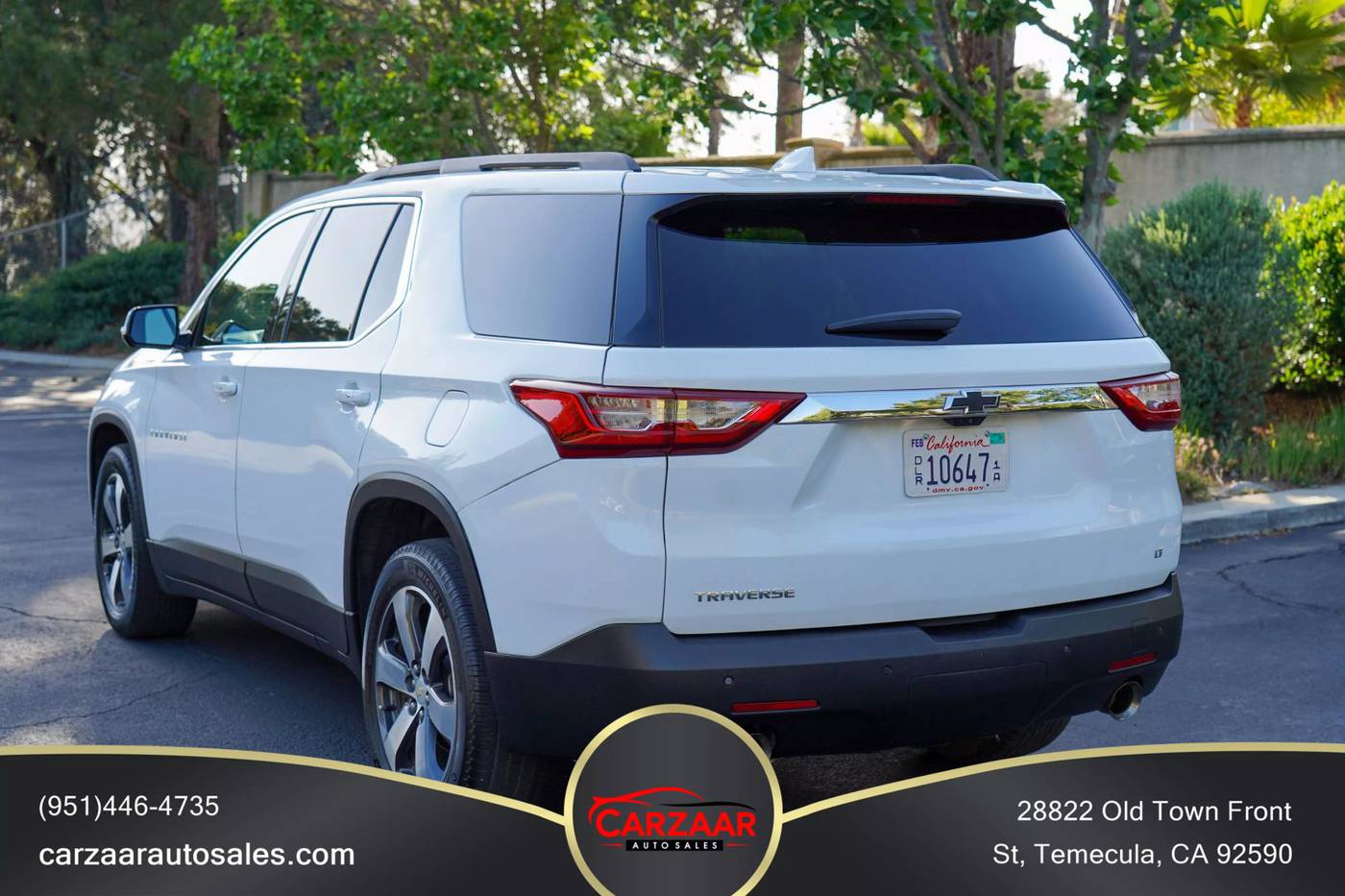 2019 Chevrolet Traverse LT Leather — SUV — 74,583 mi — Temecula, CA