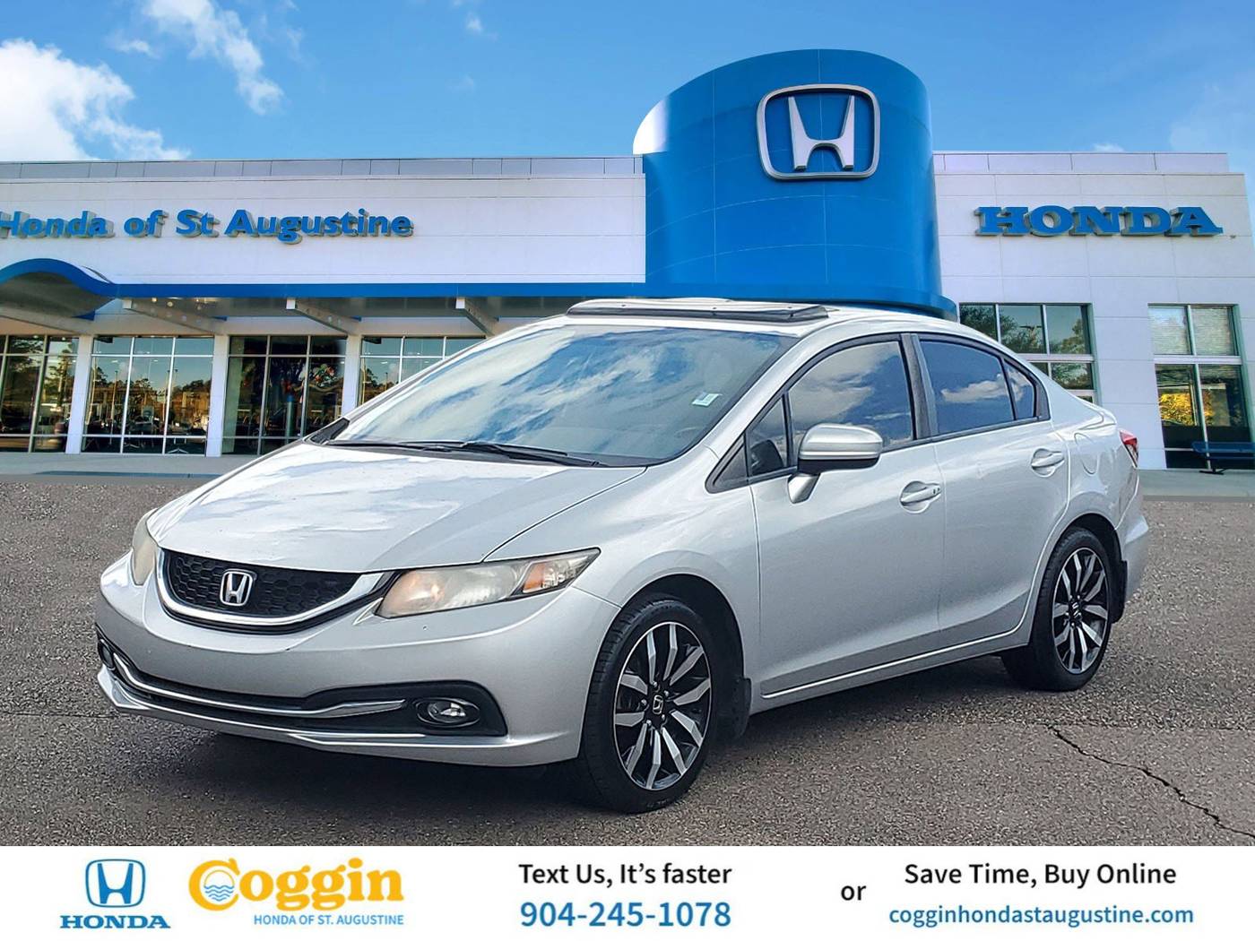 2015 Honda Civic EX-L — Sedan — 132,969 mi — St. Augustine, FL