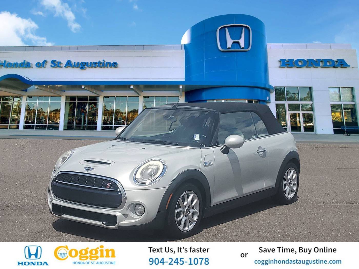 2017 MINI Convertible Cooper S — Convertible — 82,830 mi — St. Augustine, FL