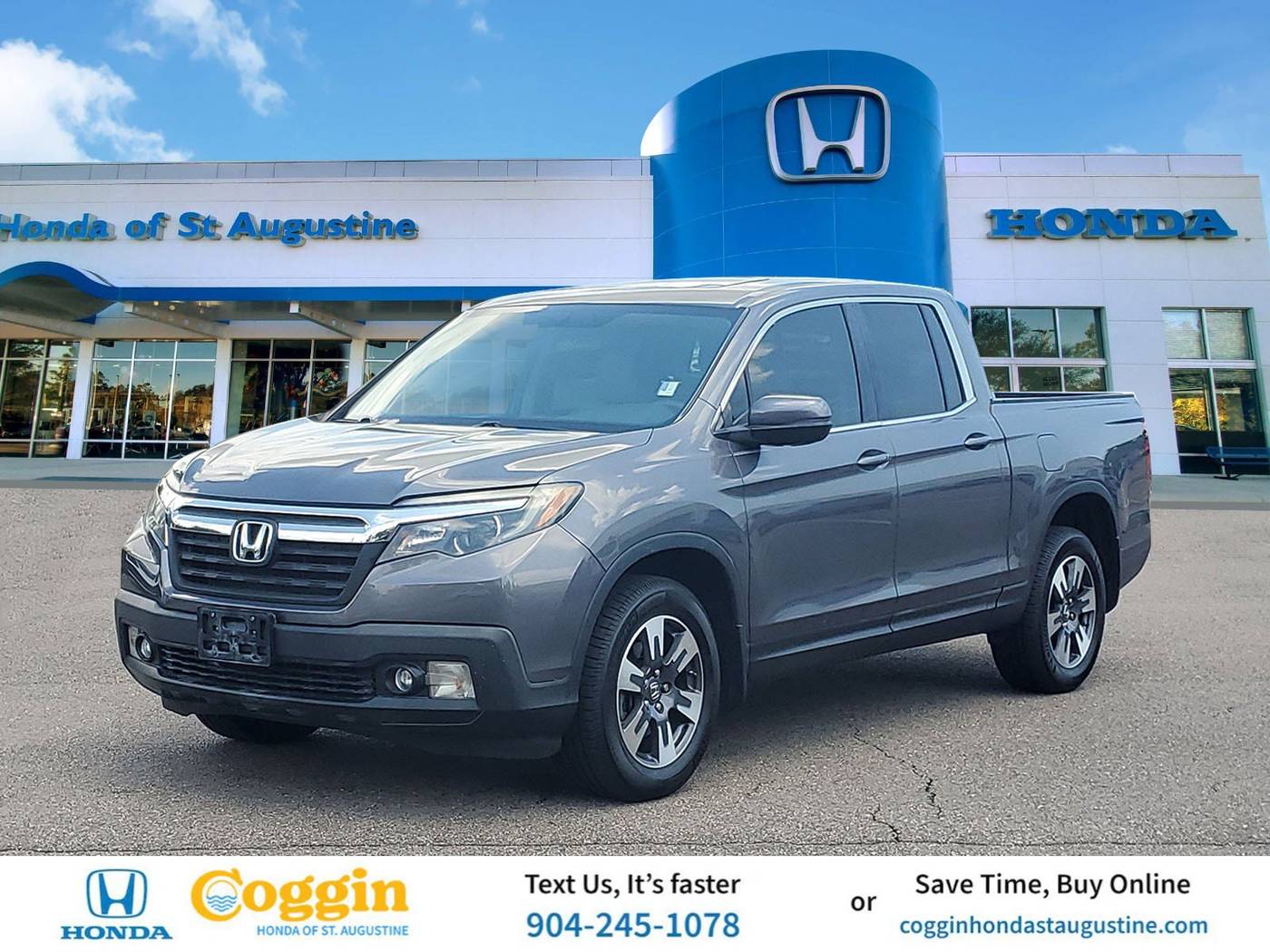 2019 Honda Ridgeline RTL — Pickup Truck — 69,792 mi — St. Augustine, FL