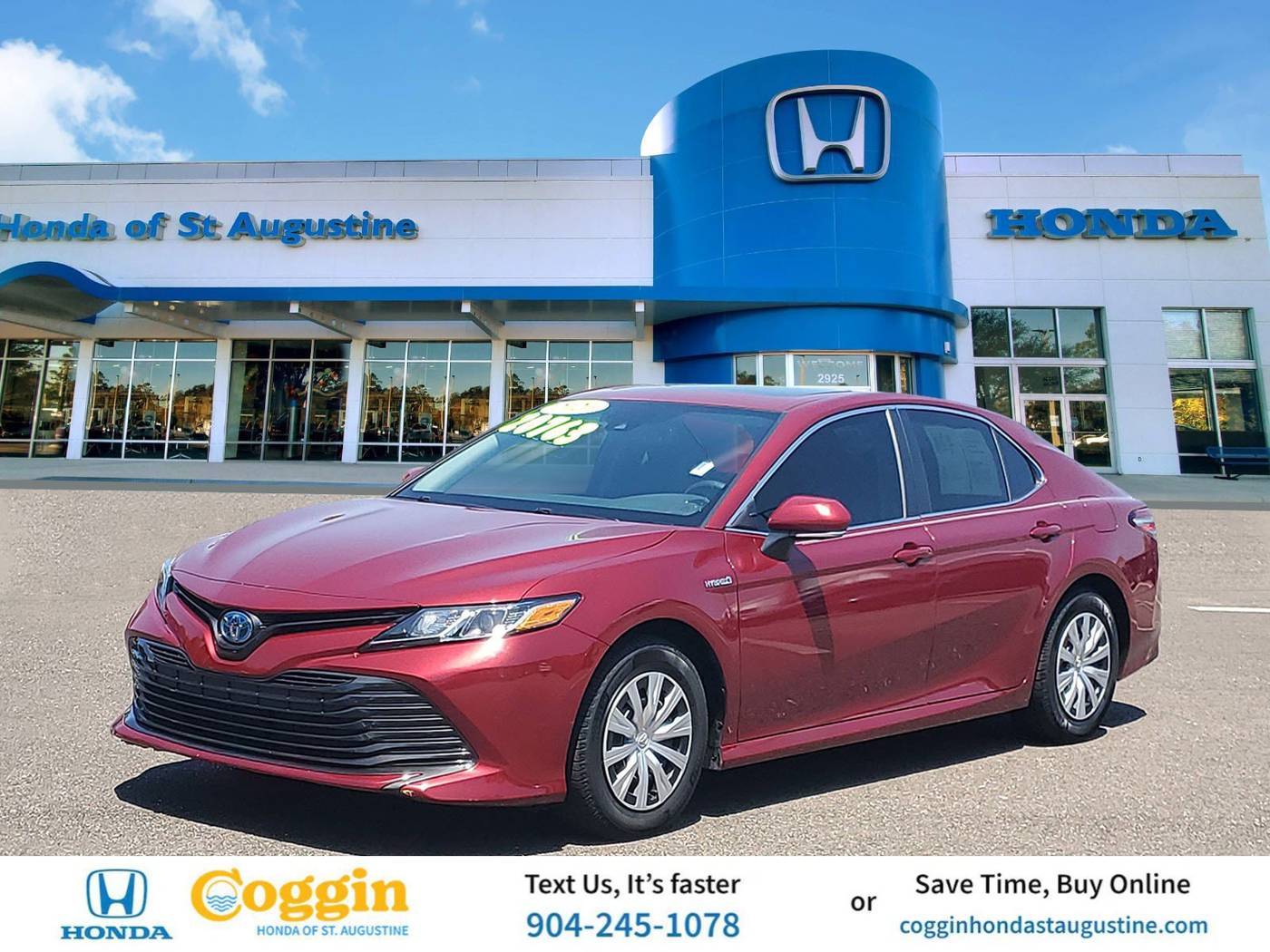 2020 Toyota Camry Hybrid LE — Sedan — 67,211 mi — St. Augustine, FL