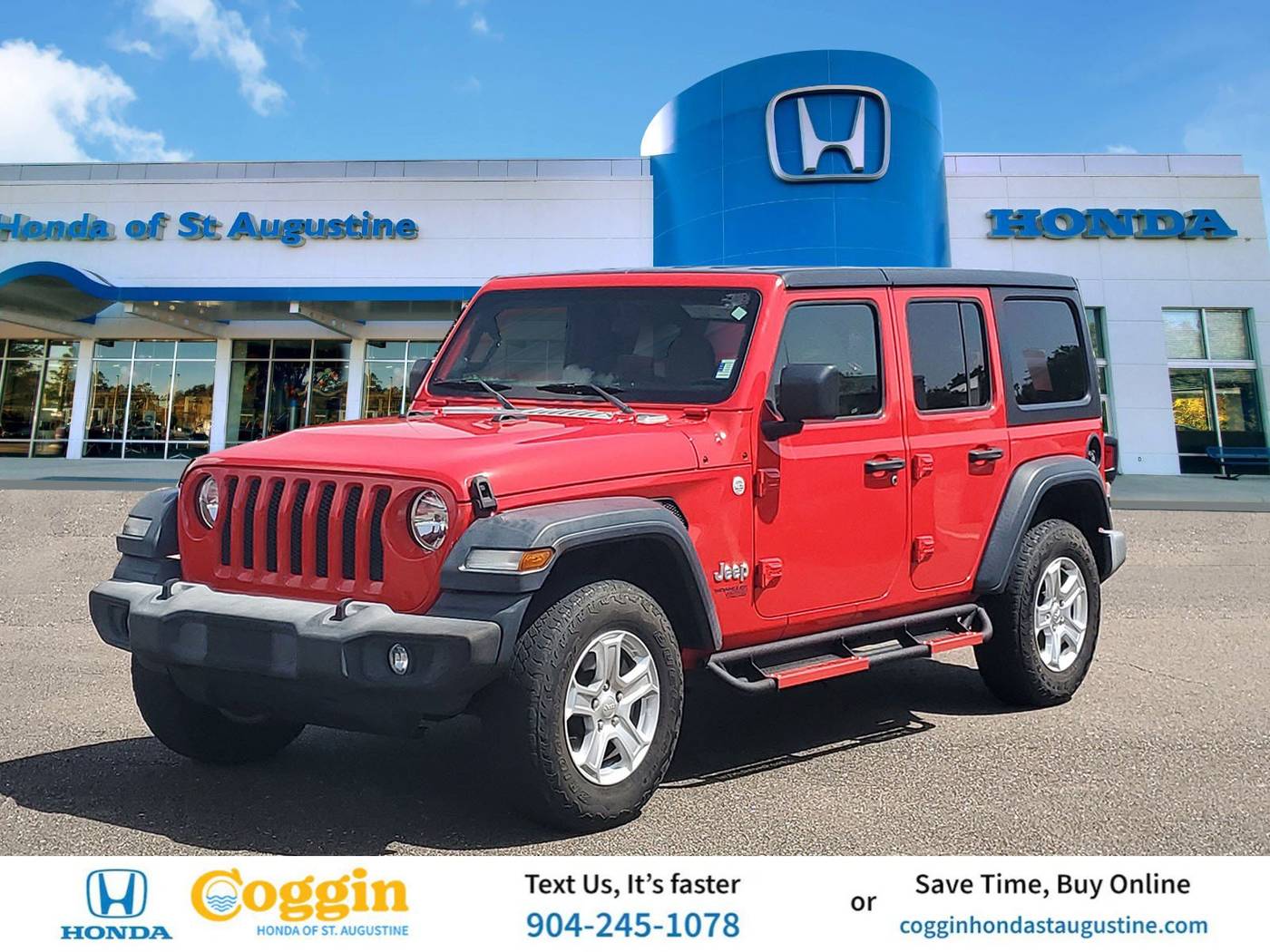 2018 Jeep Wrangler Sport S — SUV — 48,823 mi — St. Augustine, FL