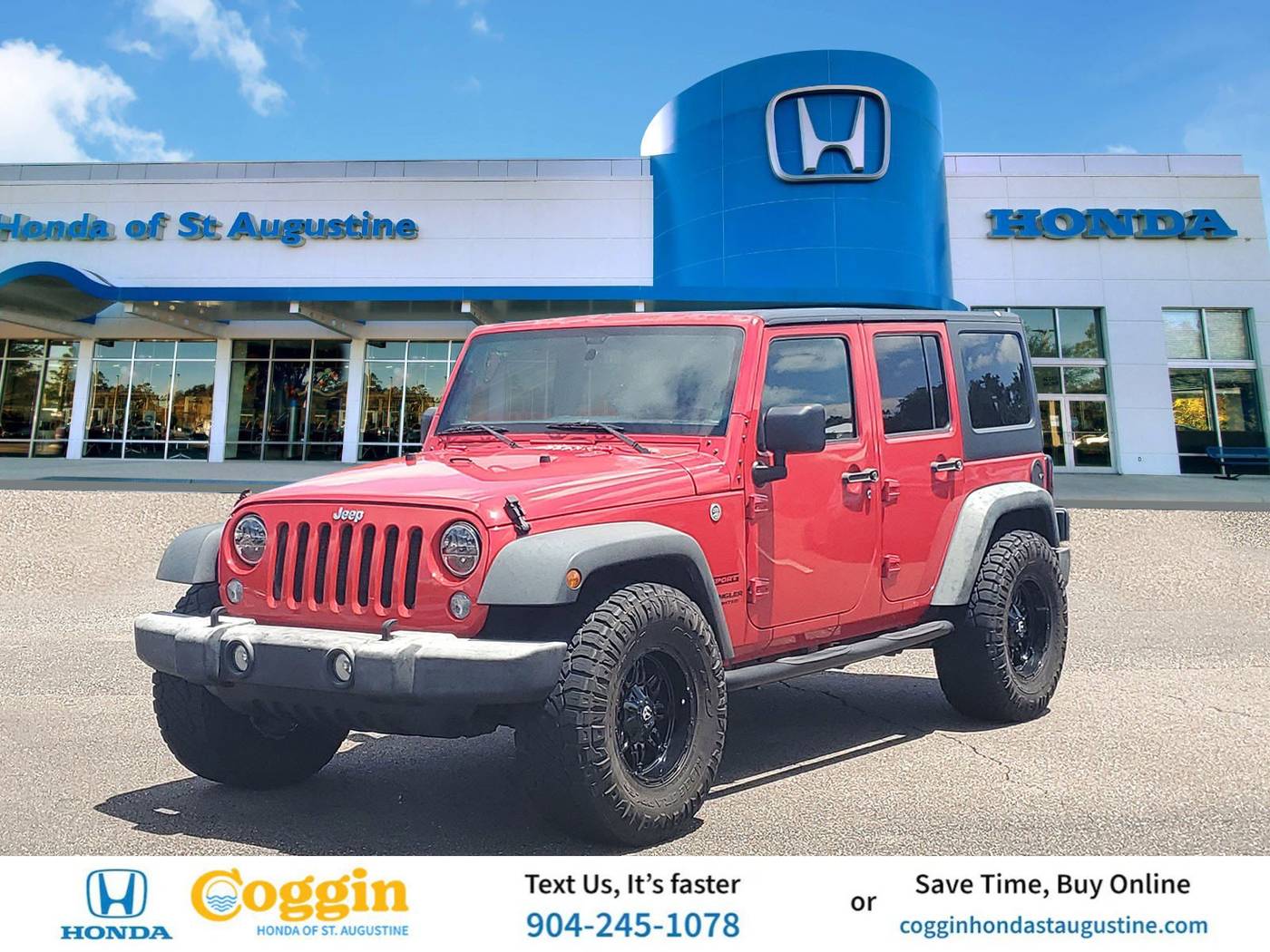 2016 Jeep Wrangler Sport — SUV — 109,273 mi — St. Augustine, FL