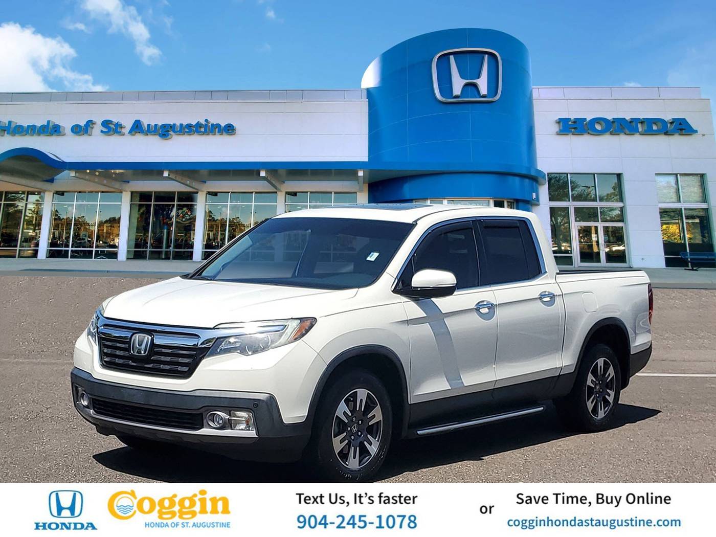 2019 Honda Ridgeline RTL-E — Pickup Truck — 124,888 mi — St. Augustine, FL