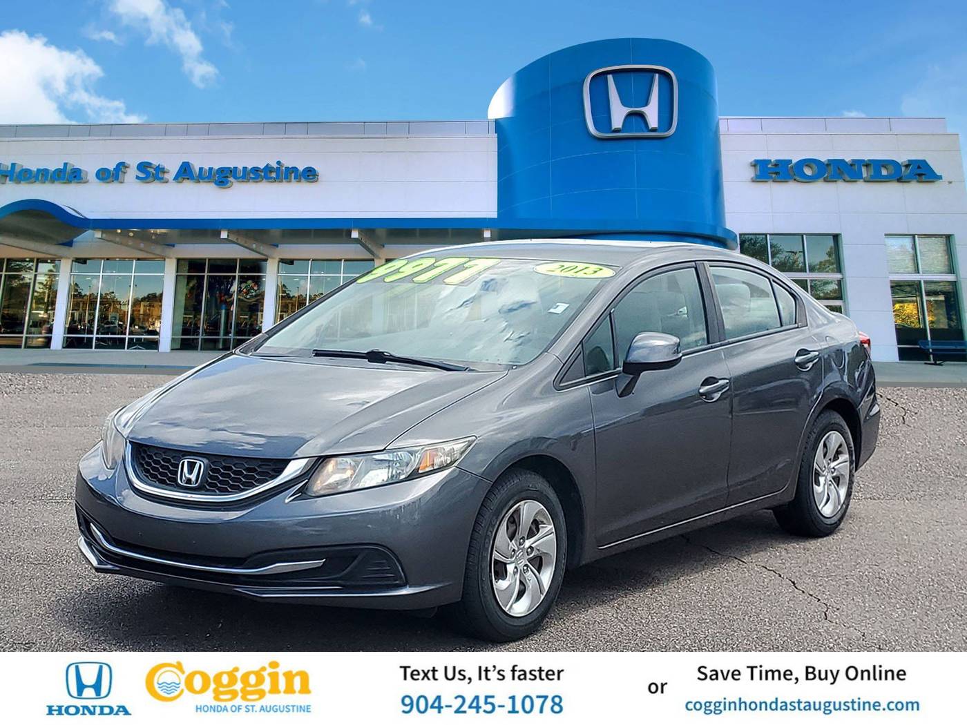 2013 Honda Civic LX — Sedan — 142,023 mi — St. Augustine, FL