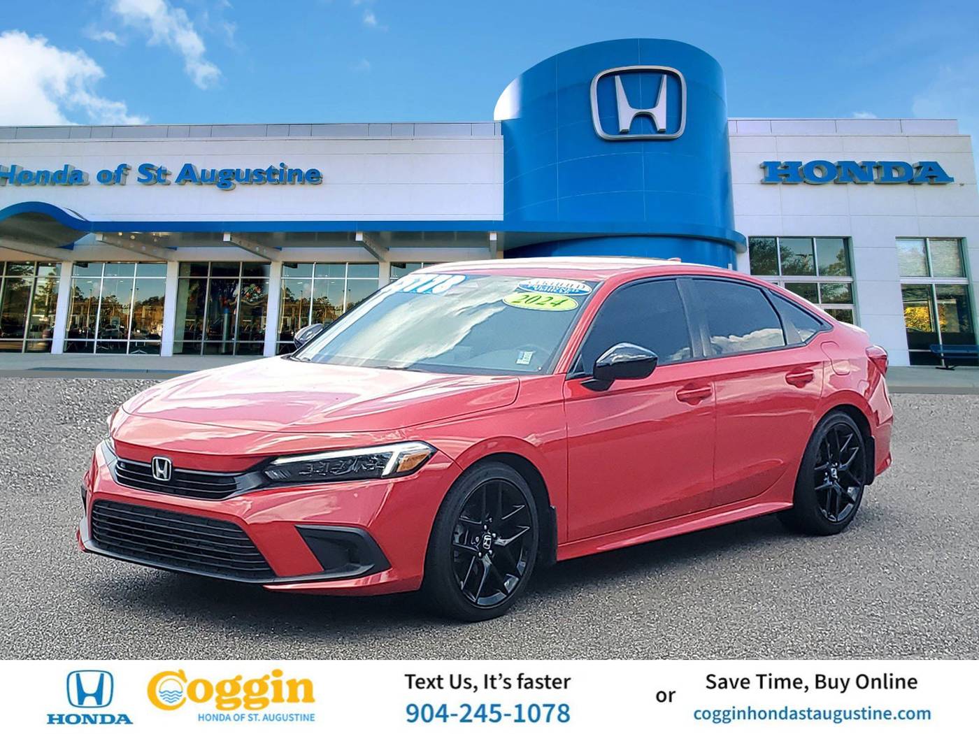 2024 Honda Civic Sport — Sedan — 21,176 mi — St. Augustine, FL