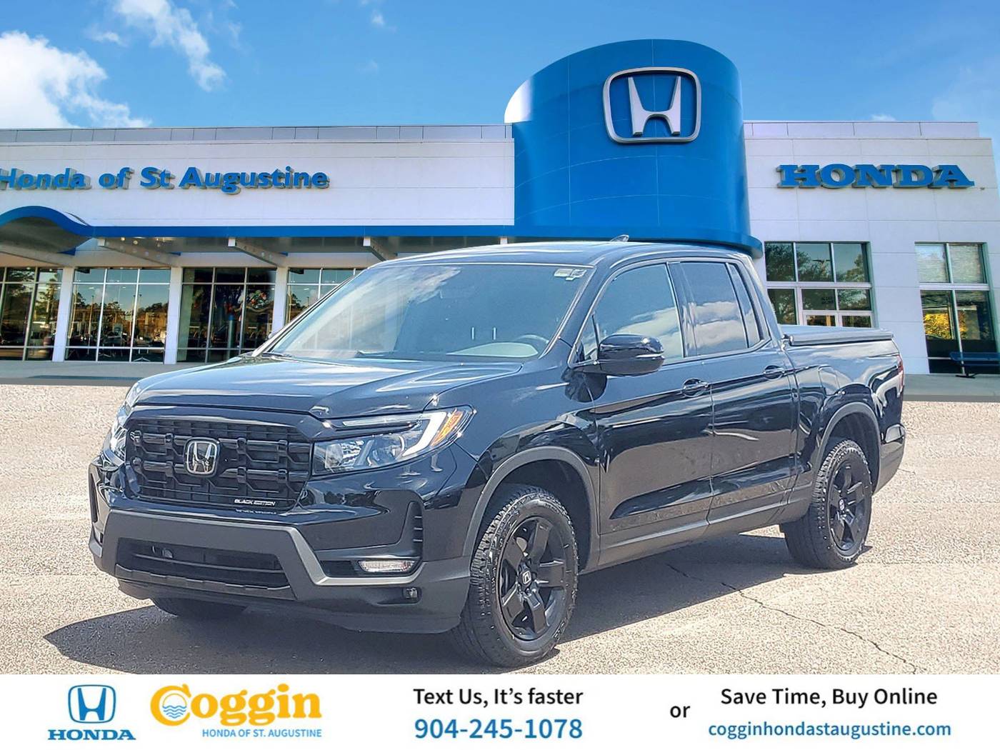 2025 Honda Ridgeline Black Edition — Pickup Truck — 12,396 mi — St. Augustine, FL