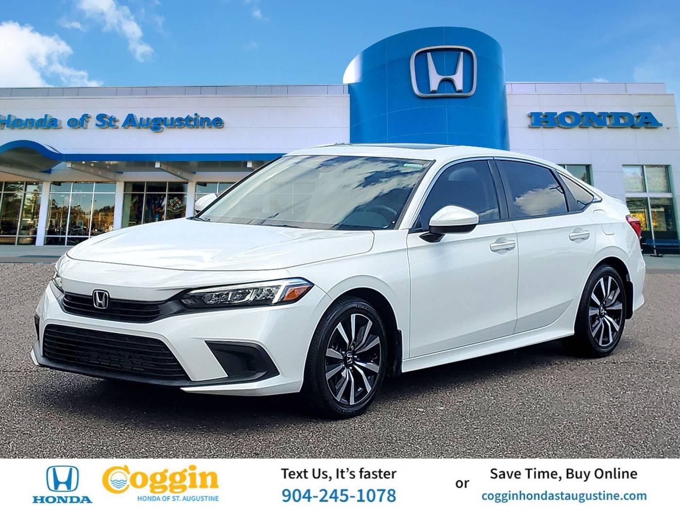 2022 Honda Civic EX — Sedan — 40,298 mi — St. Augustine, FL