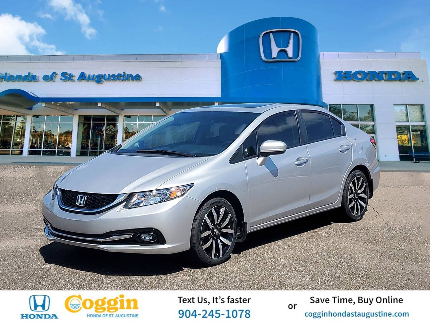 2015 Honda Civic EX-L — Sedan — 22,470 mi — St. Augustine, FL